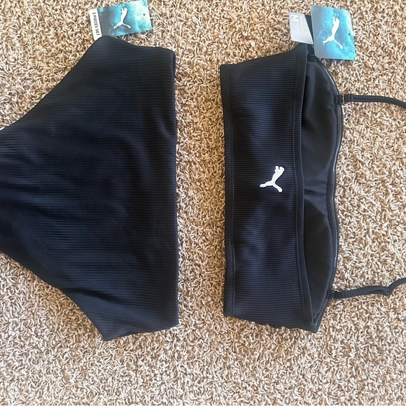 Puma Black Ribbed Bikini Set - Picture 5 of 8